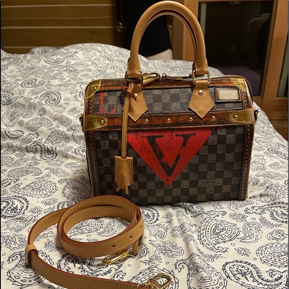 Louis Vuitton Time Trunk Speedy Bandoliere 25